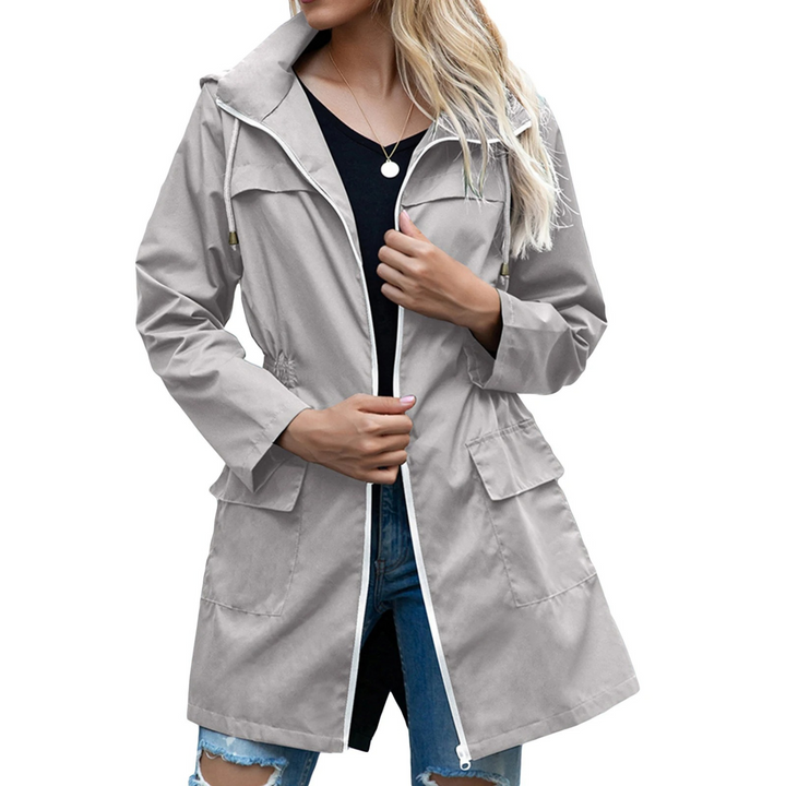 Levoire | Coupe-Vent Léger Long Manteau D'Été Gris