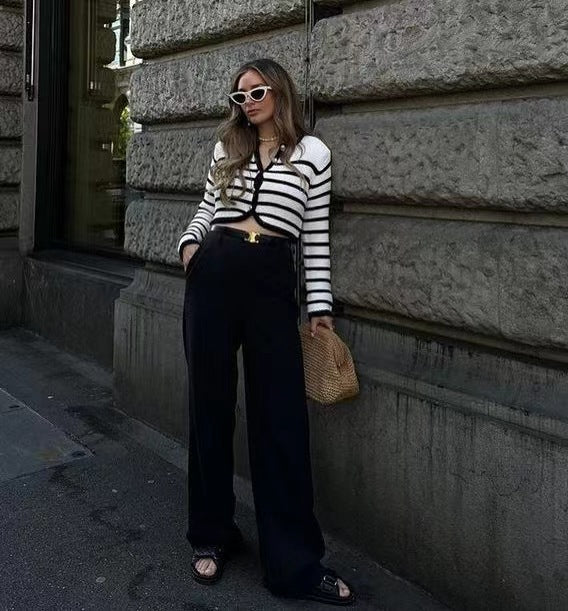 Levoire | Gilet Doux Tricoté Avec Détails Subtils Pour Femmes Blanc