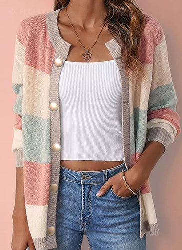 Levoire | Veste En Tricot Douce Avec Des Motifs Uniques Pour Femmes