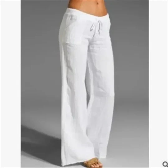 Levoire | Pantalon En Lin Blanc