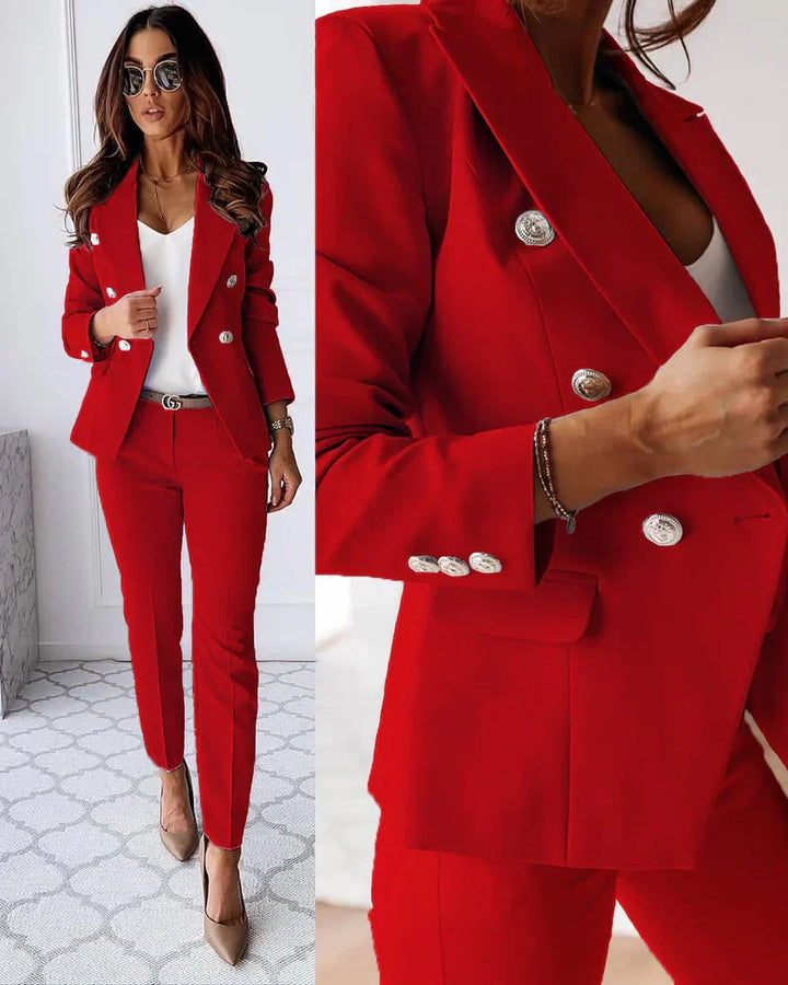Levoire | Ensemble De Blazer Élégant Rot