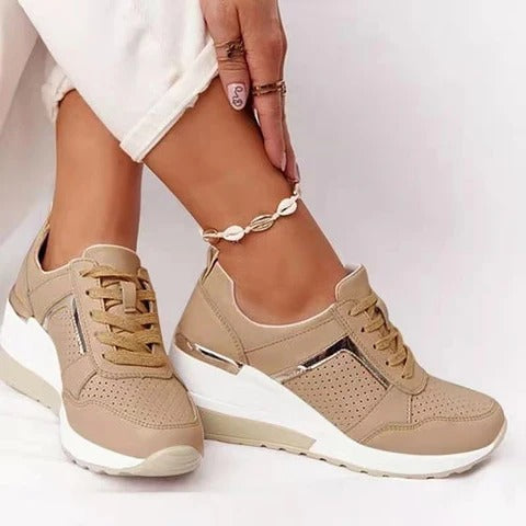 Levoire | Bottines Orthopédiques avec Support Amortissant pour Femmes Kaki