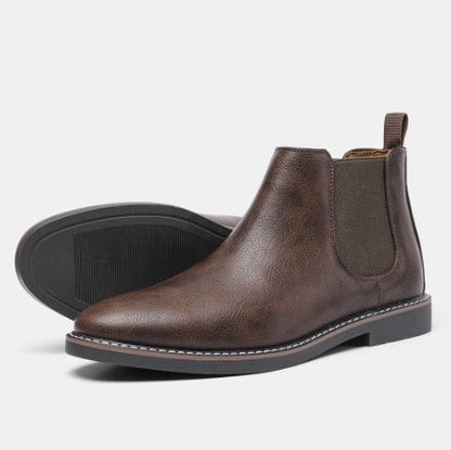 Levoire | Bottes En Cuir Élégantes, Élégance Intemporelle Et Confort marron foncé