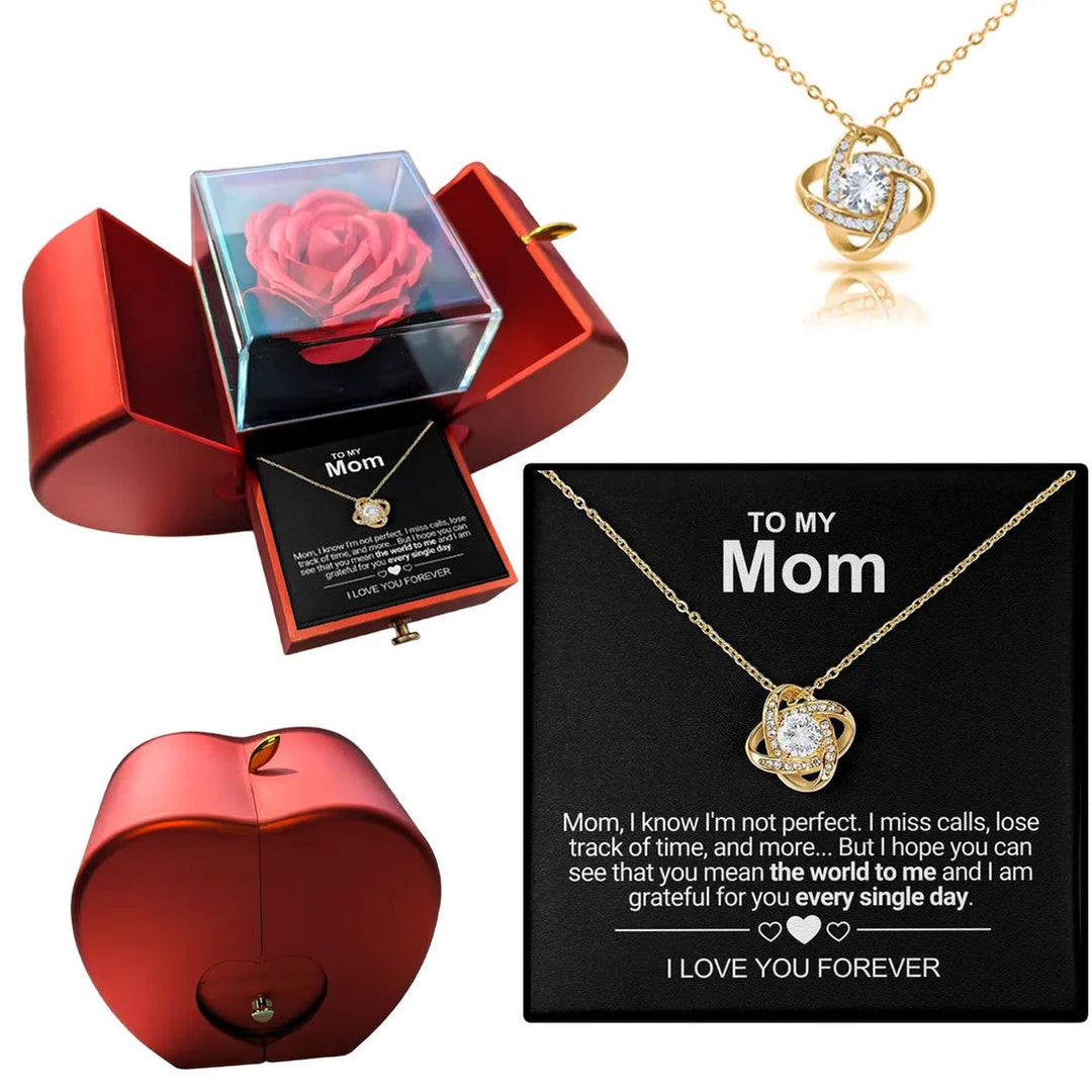 Levoire | Coffret Collier Cœur De Fleurs Ternelles 18k Or Pas parfait