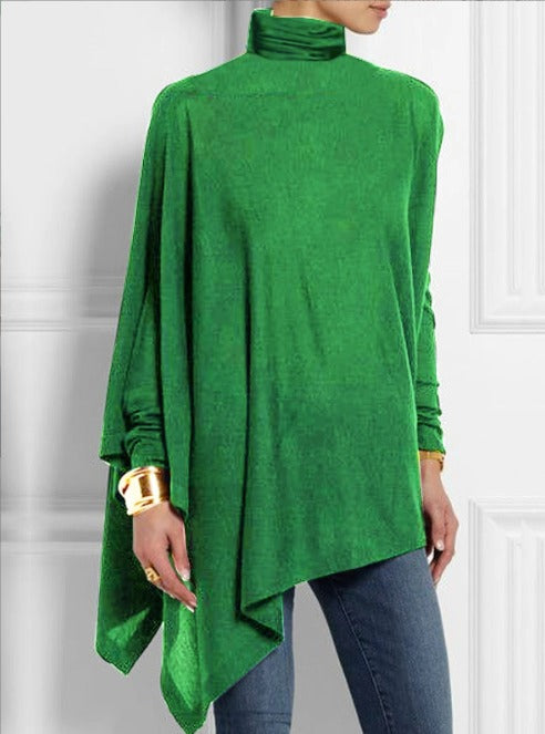 Levoire | Haut asymétrique élégant Vert