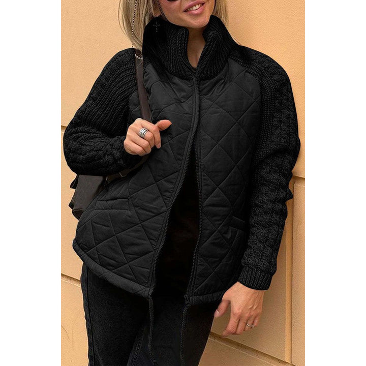 Levoire | Matelassé Veste Chaude Noir