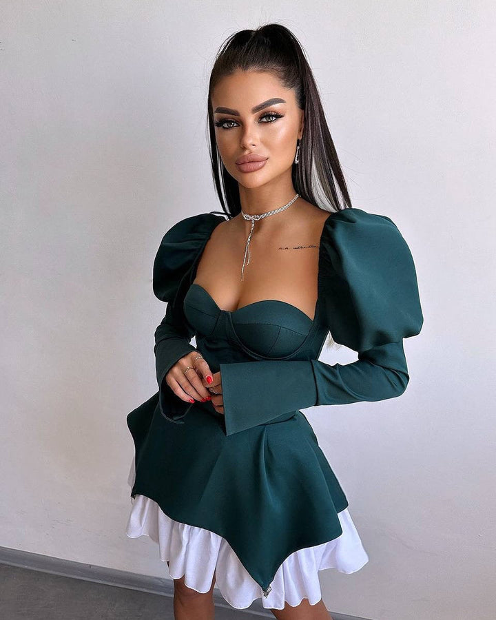 Levoire | Robe Sans Manches En Tissu Fin Vert