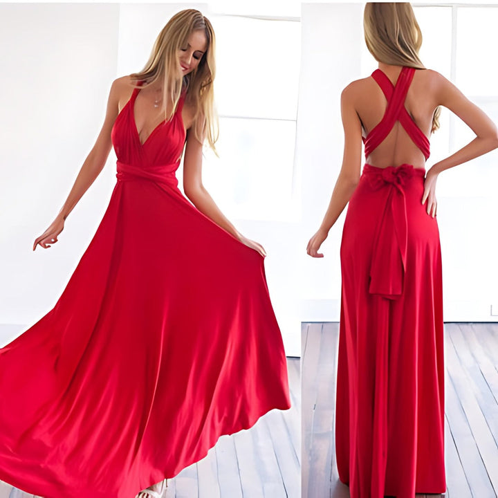 Levoire | Robe portefeuille pour femme Rouge