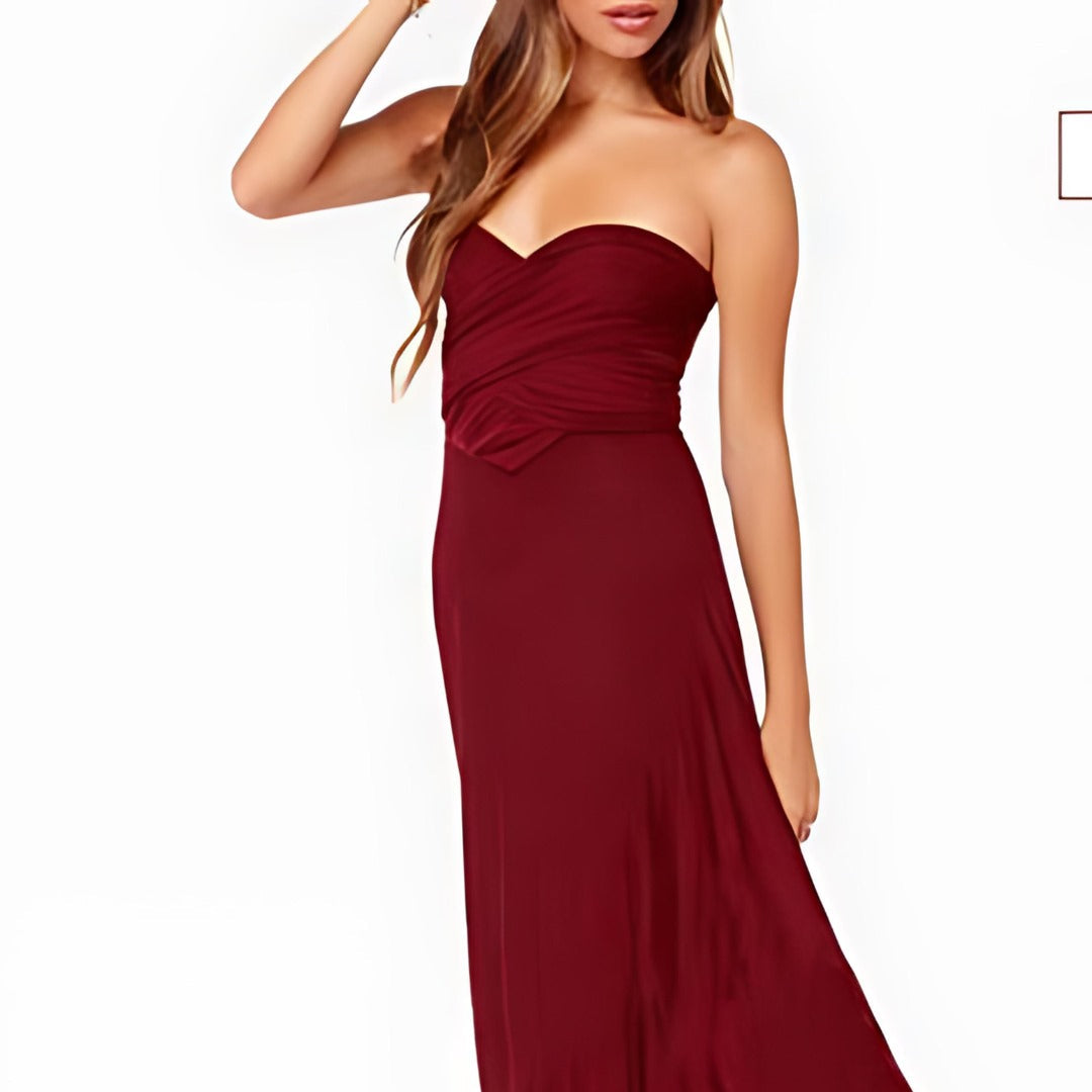 Levoire | Robe portefeuille pour femme Rouge bourgogne
