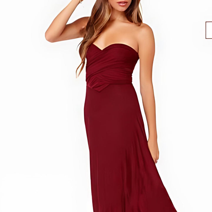 Levoire | Robe portefeuille pour femme Rouge bourgogne