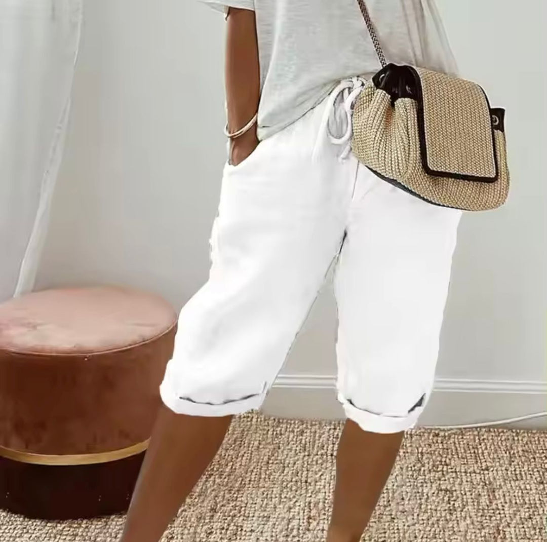Levoire | Pantalons courts élégants Blanc