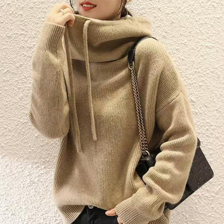 levoire | Hoodie En Tricot Plus Chaud Khaki