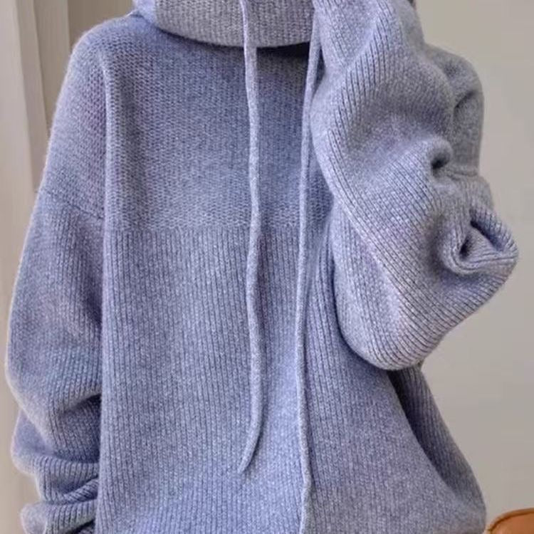 Levoire | Pull À Capuche Tricoté