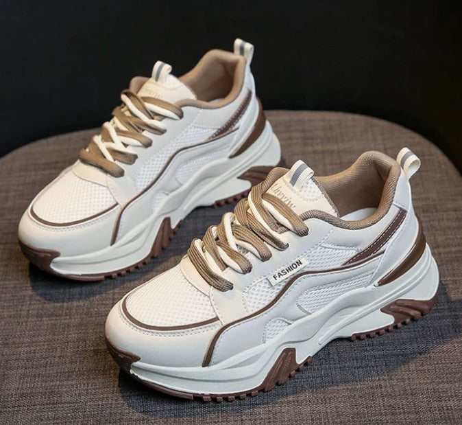 Levoire | Chaussures Pour Femmes À La Mode Avec Semelle Haute Confortable Beige