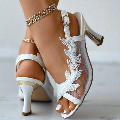 Levoire | Sandales À Talons Hauts Pour Femmes blanc