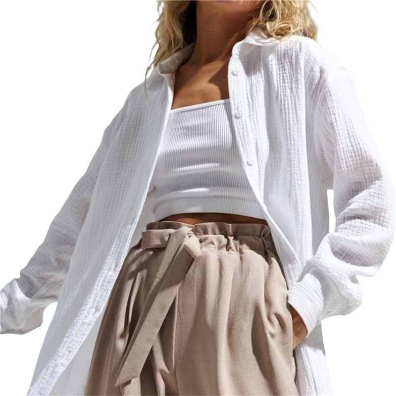 Levoire | Légère Chemise En Coton Agréable Blanc