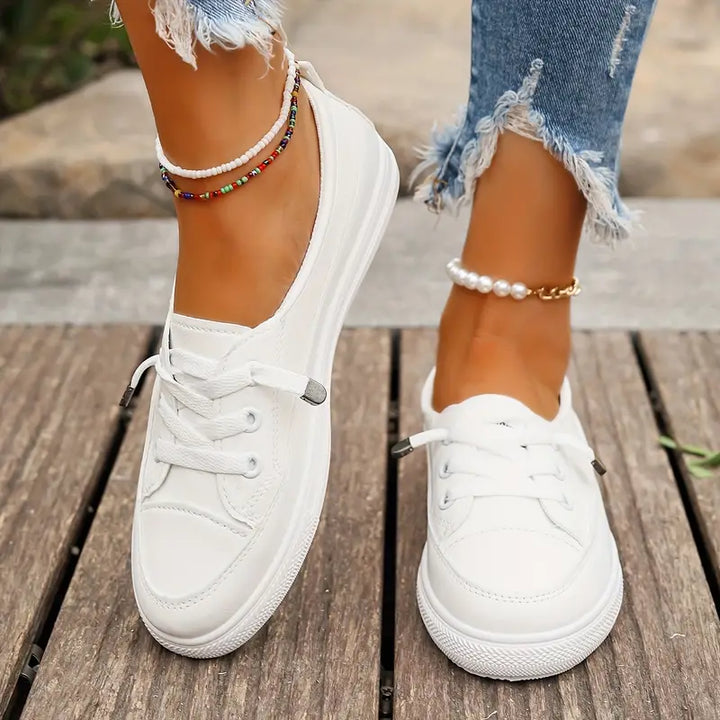 Levoire | Chaussures Plates Decontractees Avec Coupe Tendance Et Confortable