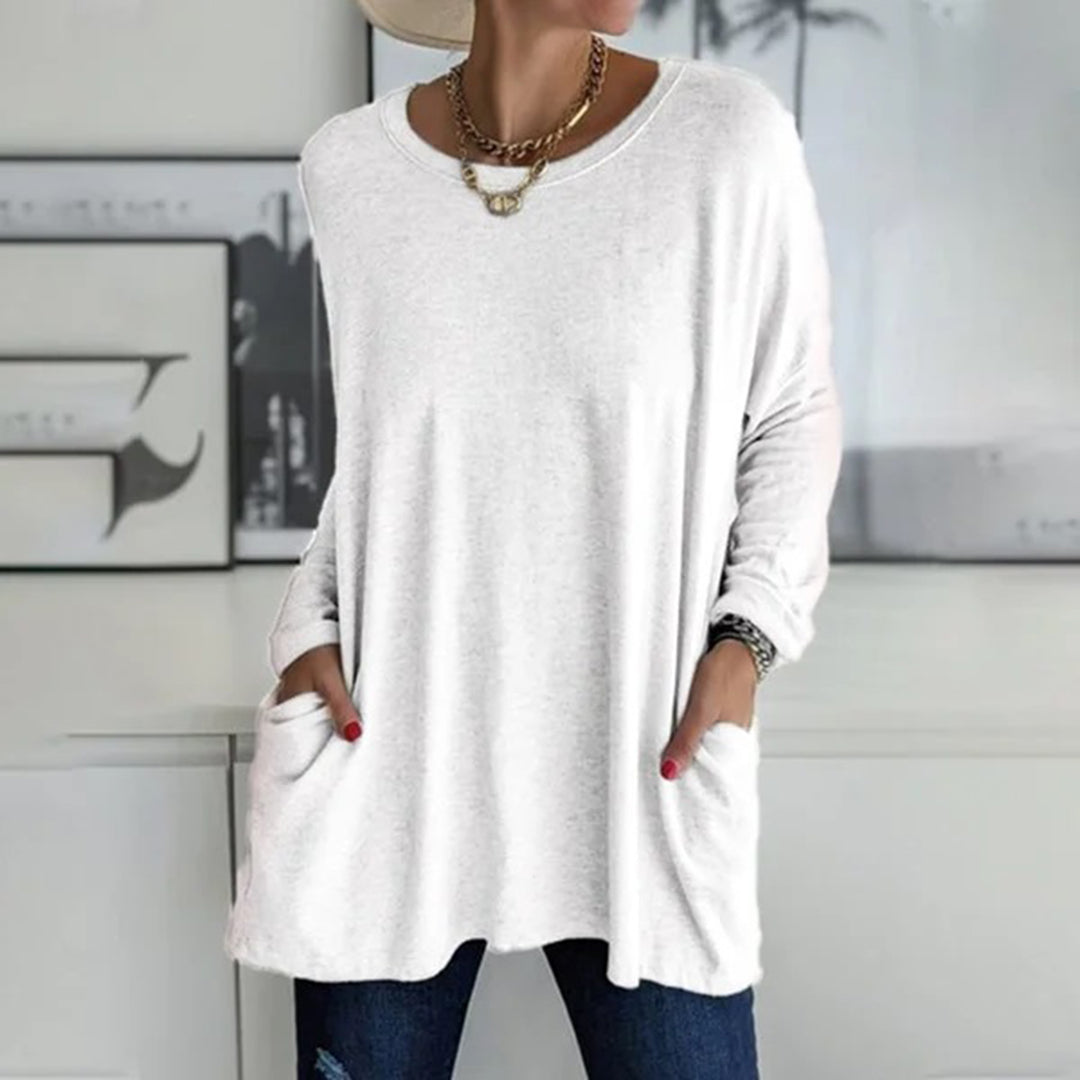 Levoire | T-Shirt Pour Femmes Avec Une Coupe Décontractée Blanc