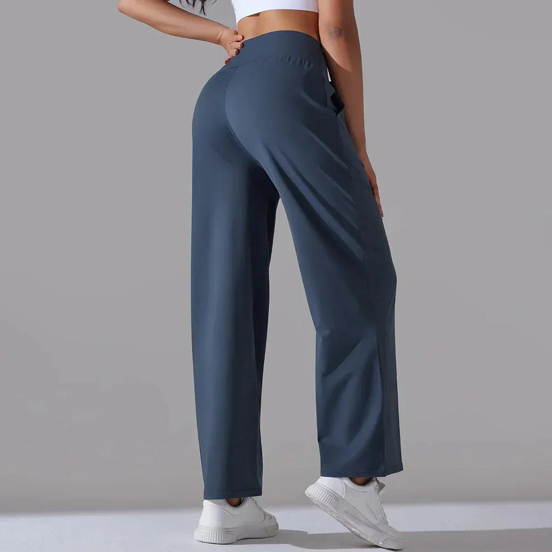 Levoire | Leg Yoga-Pantalons Pour Femmes Taille Haute Pantalons De Fitness À Jambes Larges