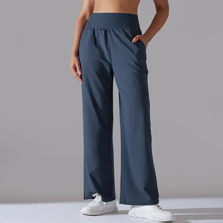 Levoire | Leg Yoga-Pantalons Pour Femmes Taille Haute Pantalons De Fitness À Jambes Larges