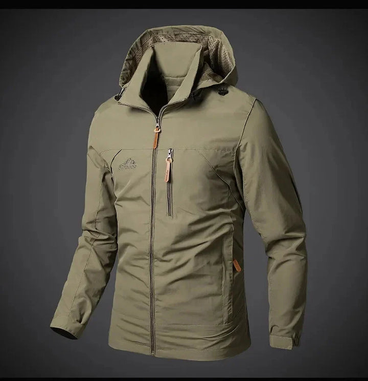 Levoire | Veste De Plein Air Imperméable Pour Hommes Khaki