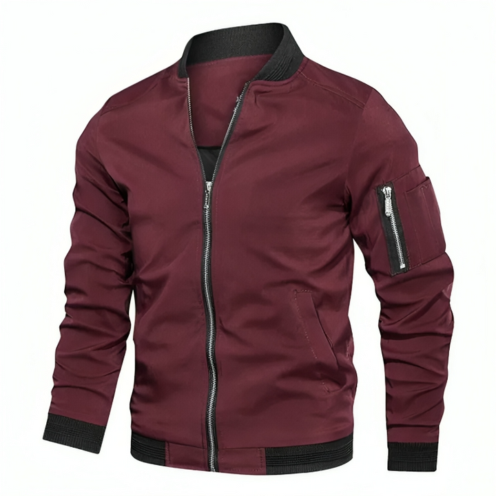 Levoire | Fermeture Éclair Veste D'Été Imperméable Veste Bomber Rot