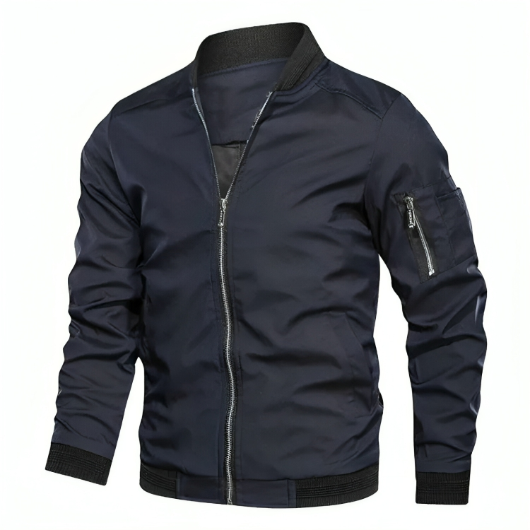 Levoire | Fermeture Éclair Veste D'Été Imperméable Veste Bomber Bleu