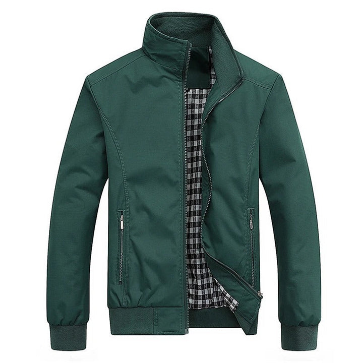 Levoire | Fermeture Éclair Manteau Pour Homme Fin Manteau D'Été Vert