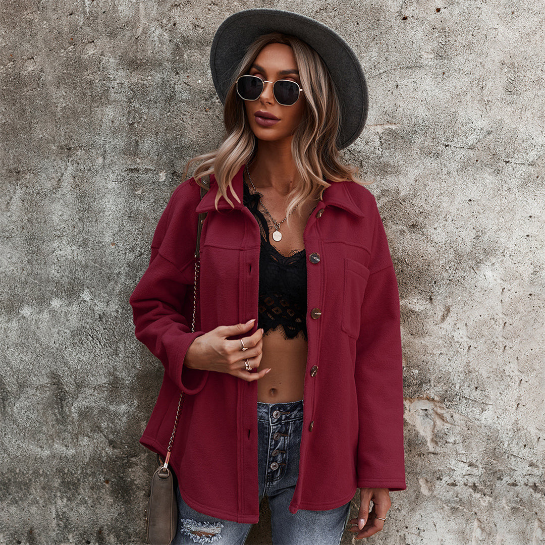 Levoire | VESTE EN TRICOT TENDANCE Rouge vin