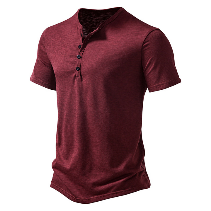 Levoire | Chemise Decontractee Intemporelle Hommes Rouge