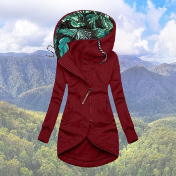 Levoire - Manteau d'hiver - Confortable et à la mode Rouge vin