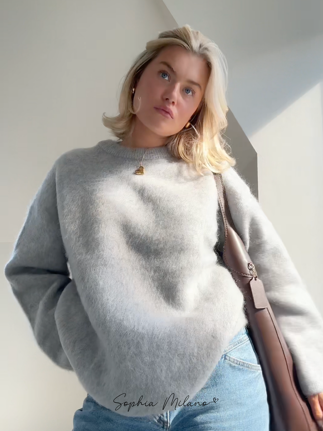 Levoire | Pull Col Rond En Mohair