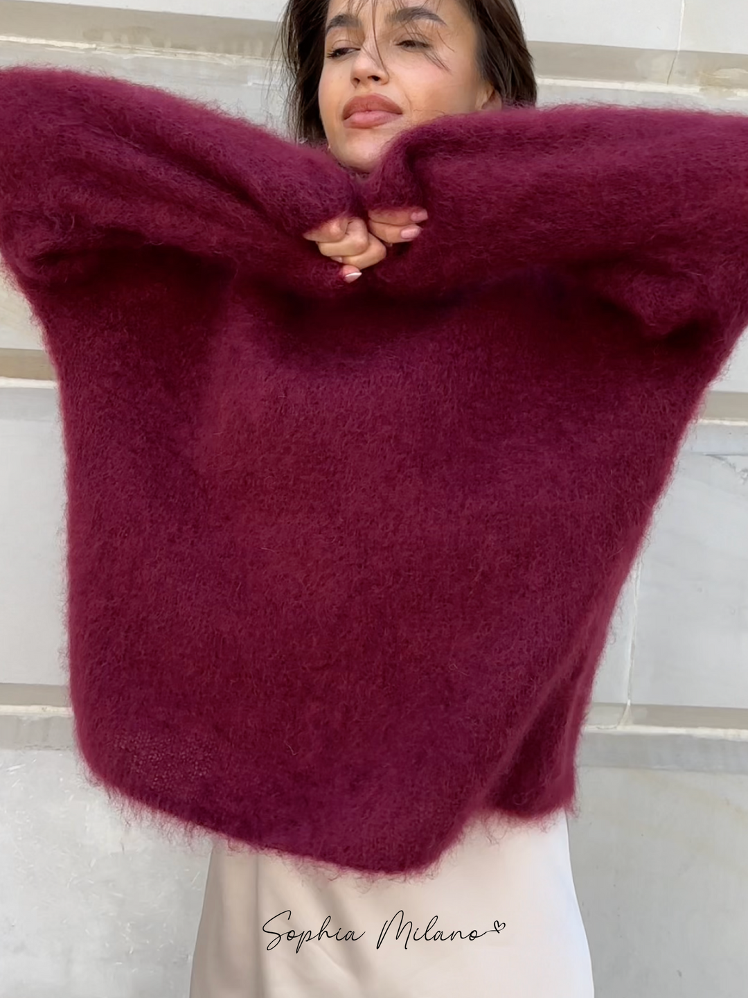 Levoire | Pull Col Rond En Mohair
