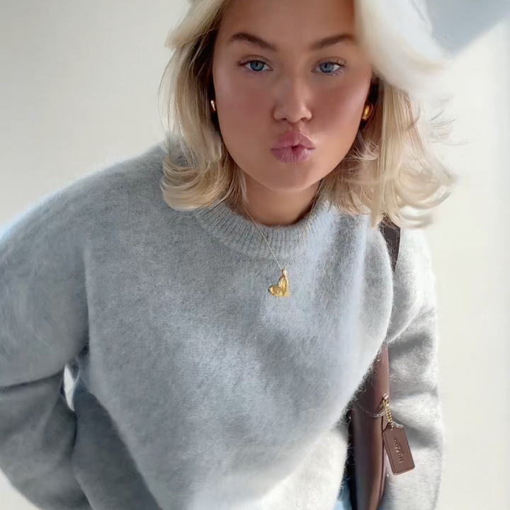 Levoire | Pull Avec Motif Maille Fine