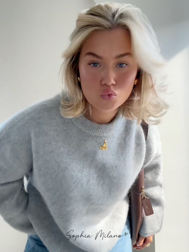 Levoire | Pull Col Rond En Mohair
