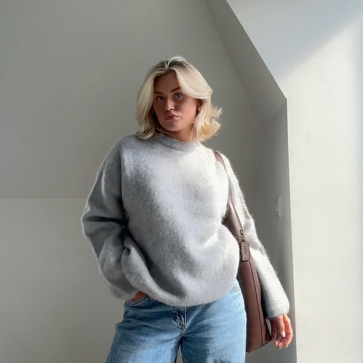 Levoire | Pull Avec Motif Maille Fine