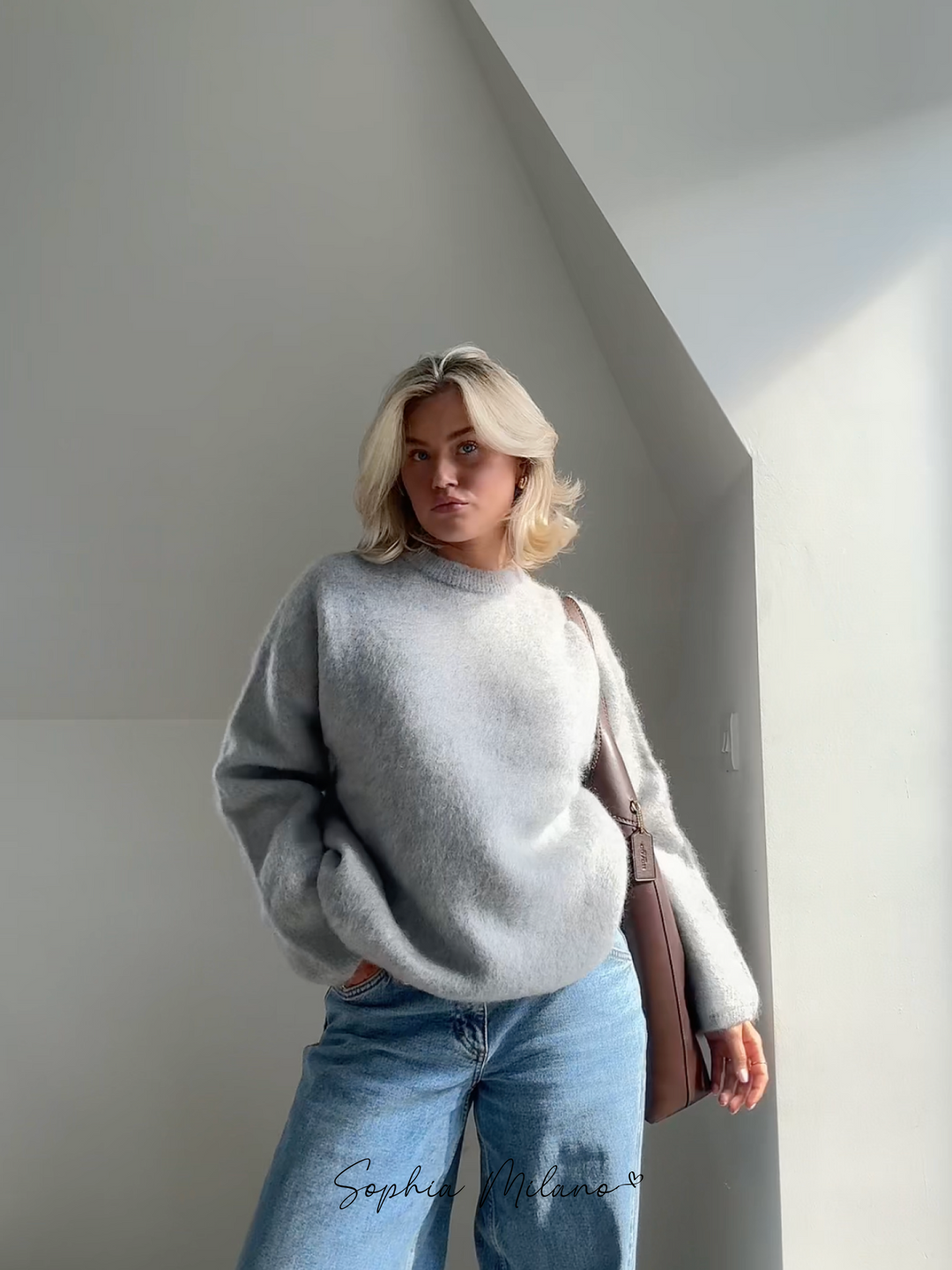 Levoire | Pull Col Rond En Mohair