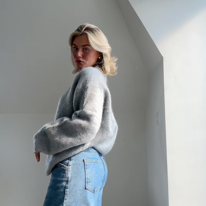 Levoire | Pull Avec Motif Maille Fine