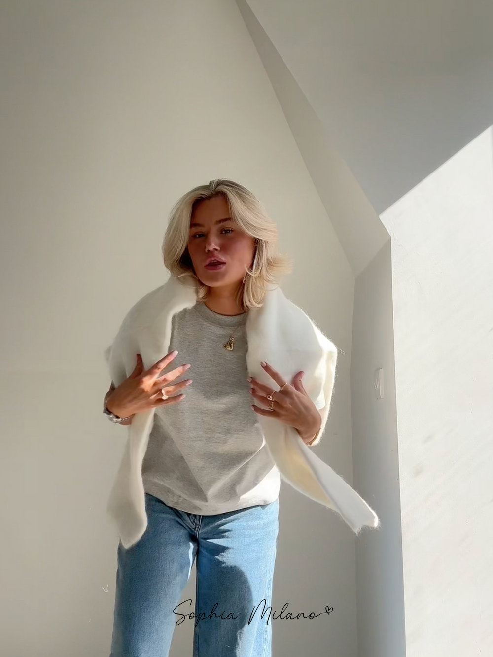 Levoire | Pull Col Rond En Mohair