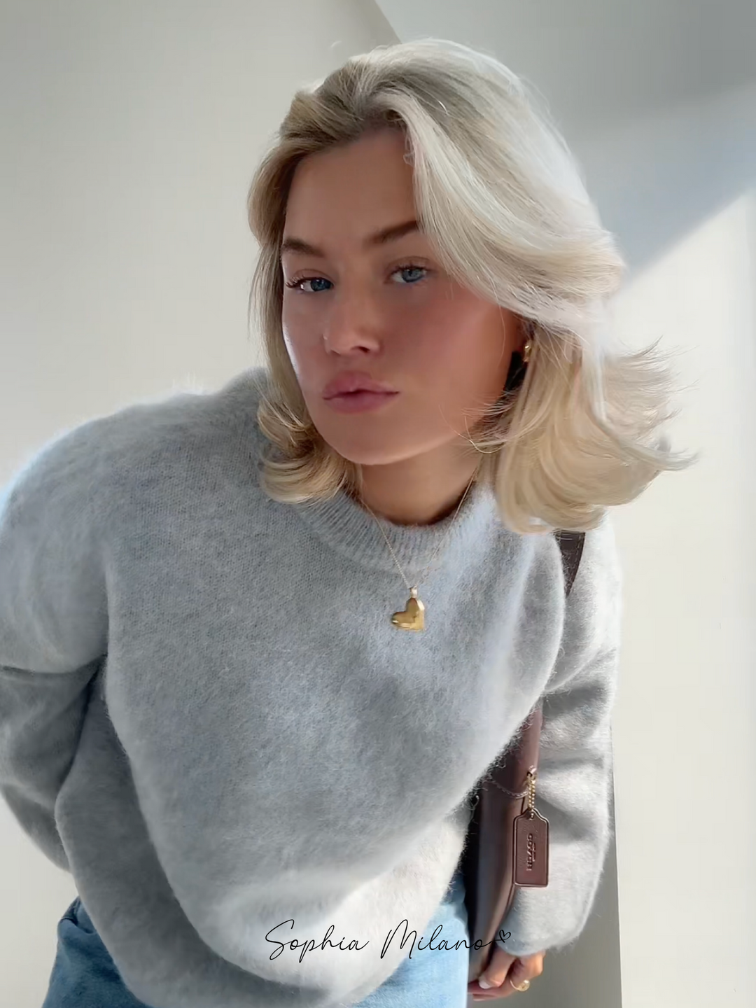 Levoire | Pull Col Rond En Mohair