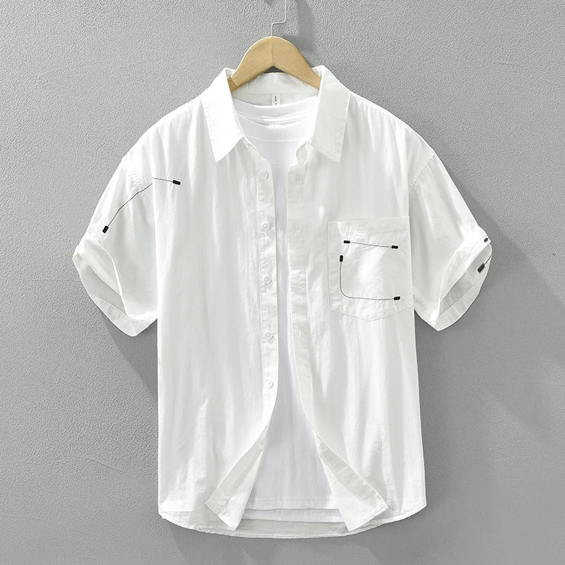 Levoire | Chemise À Manches Courtes Decontracte Hommes
