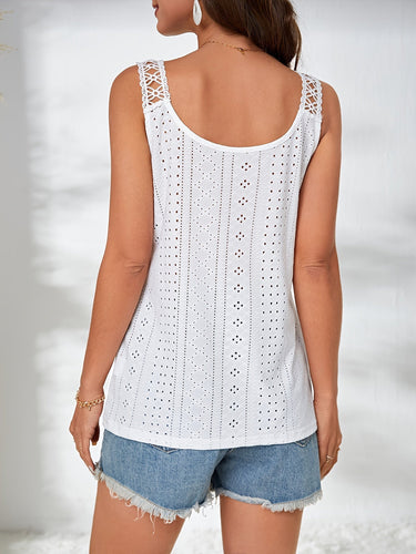 Levoire | Top Broderie Anglaise Blanc