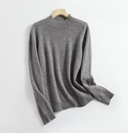 Levoire | Col Montant Pull À Manches Longues Vêtements Pour Femmes Gris