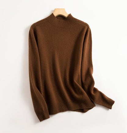 Levoire | Col Montant Pull À Manches Longues Vêtements Pour Femmes Braun