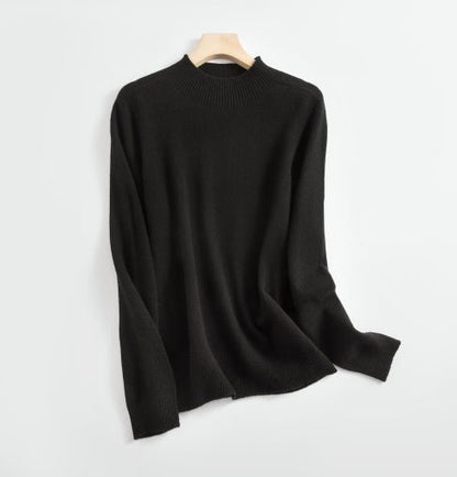 Levoire | Col Montant Pull À Manches Longues Vêtements Pour Femmes Noir