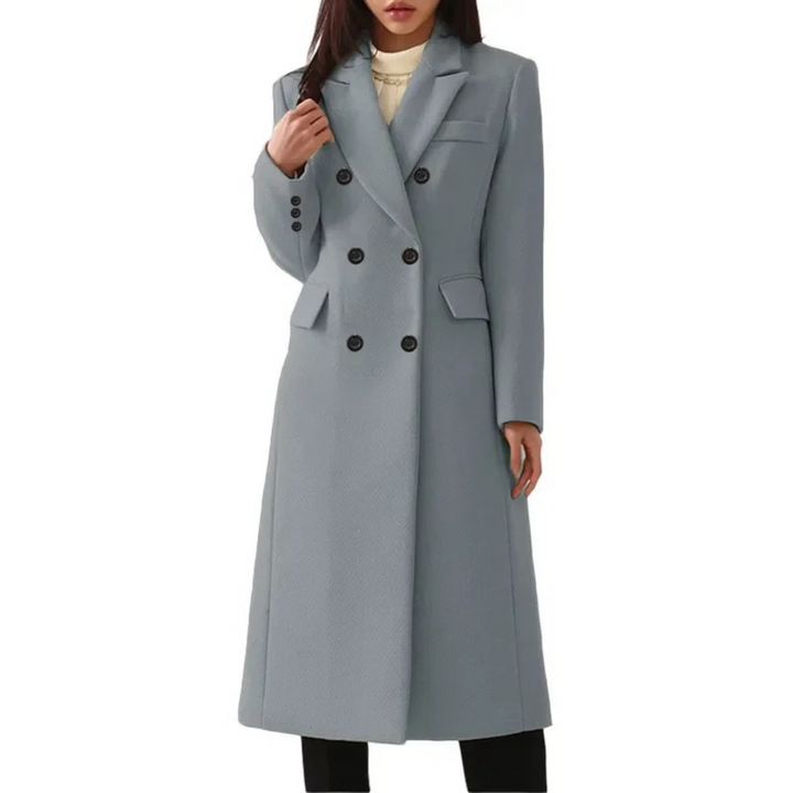 Levoire | Veste De Femme Avec Col Double Gris