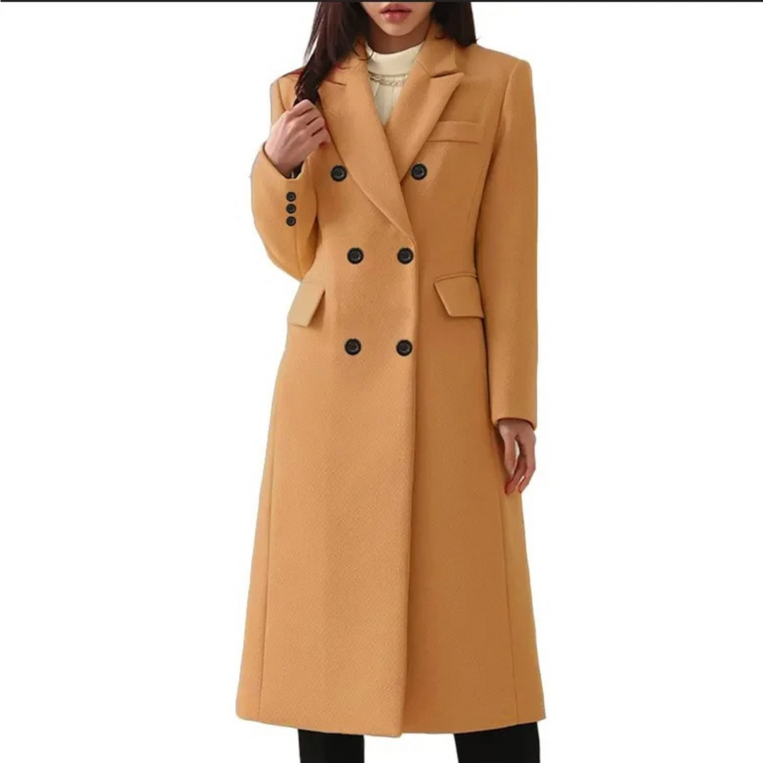 Levoire | Veste De Femme Avec Col Double Braun