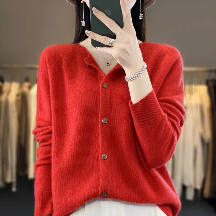 Levoire | Veste En Tricot Style Crop Top Rot
