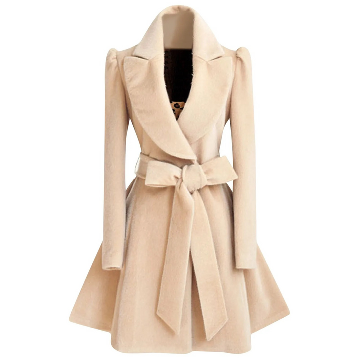 Levoire | Veste Avec Polaire Et Ceinture Pour Femme Manteau Veste Brun clair