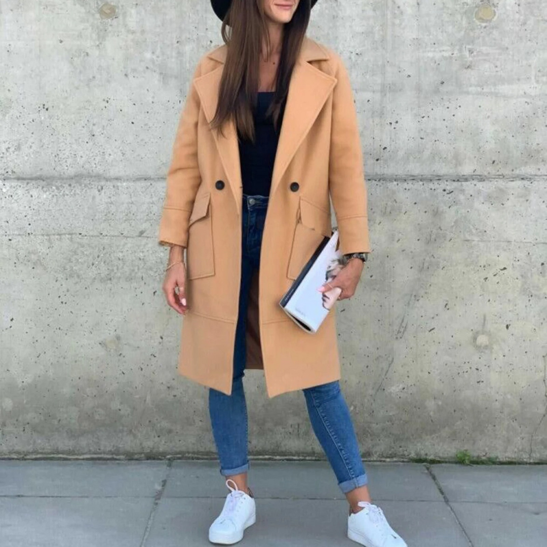Levoire | Manteau Léger Pour Femmes Avec Col Rabattu